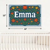 Calm personalized name art for Emma