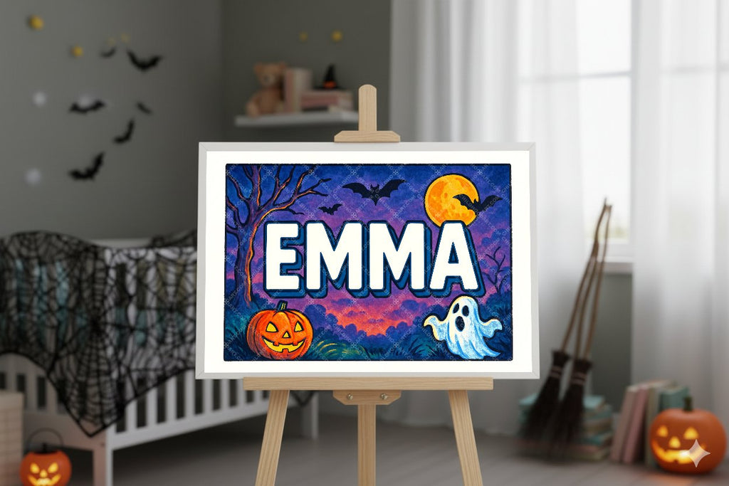 Personalized name art for Emma