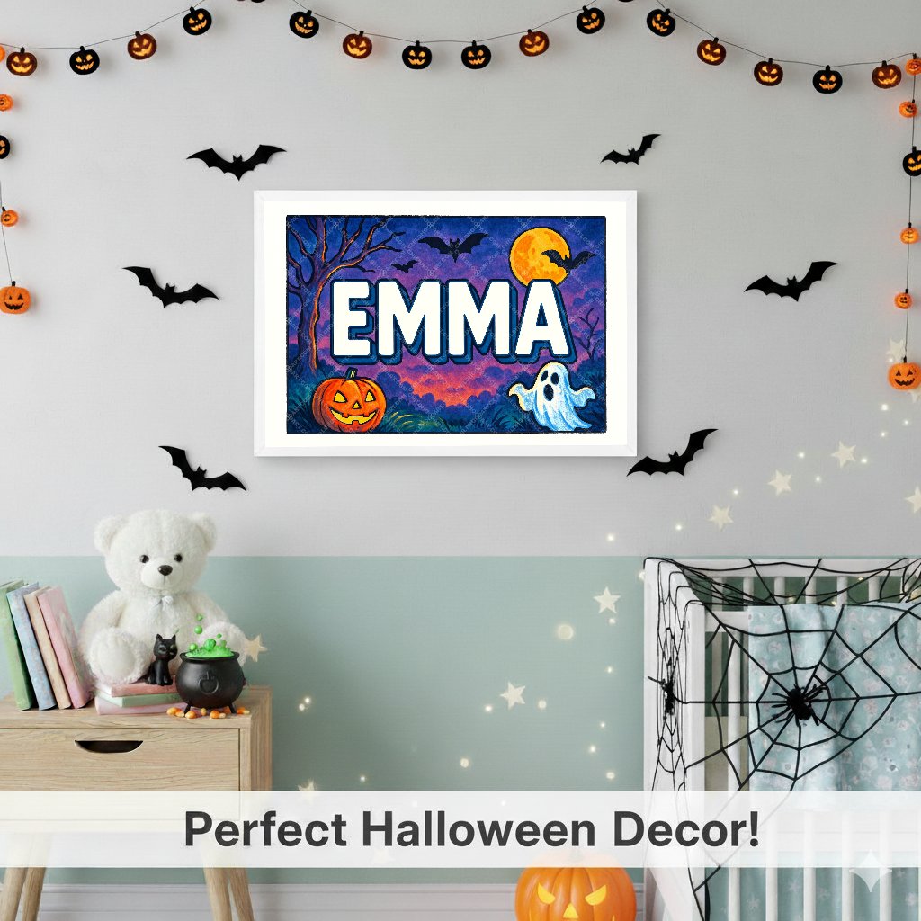 Personalized name art for Emma