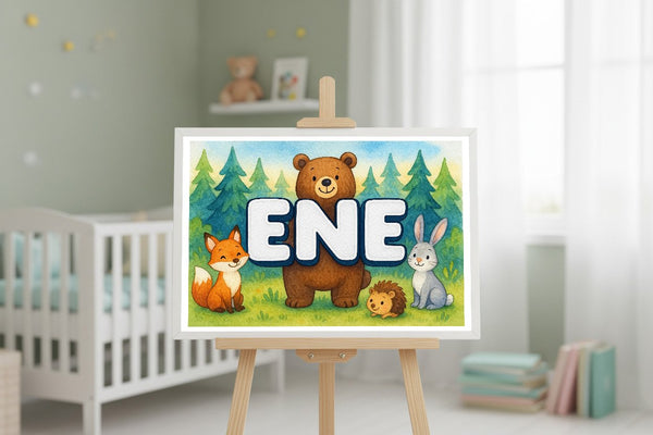 Ene’s Personalized Forest Friends Art
