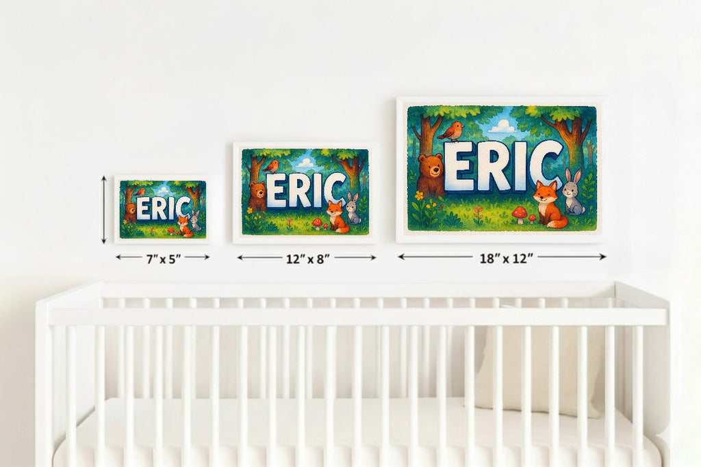 Personalized name art for Eric
