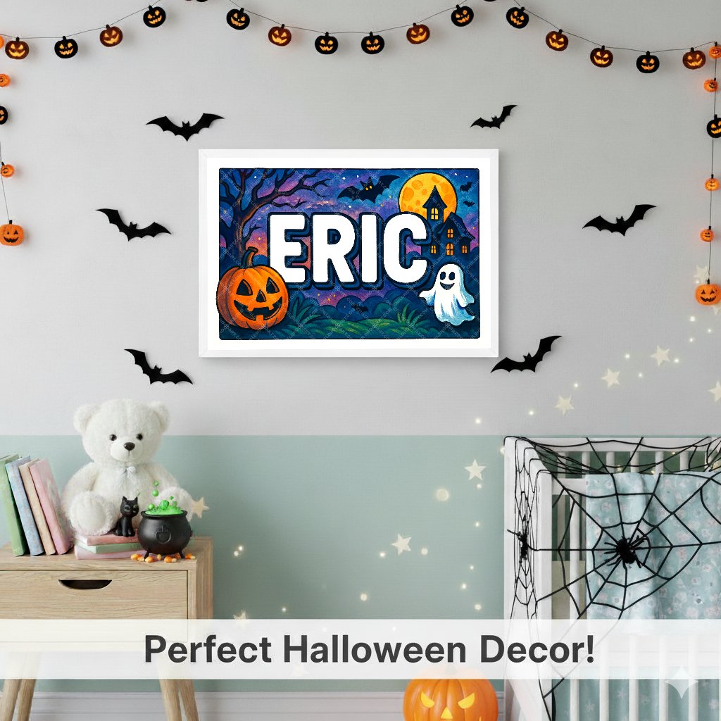 Personalized name art for Eric