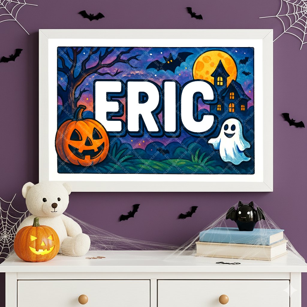 Personalized name art for Eric