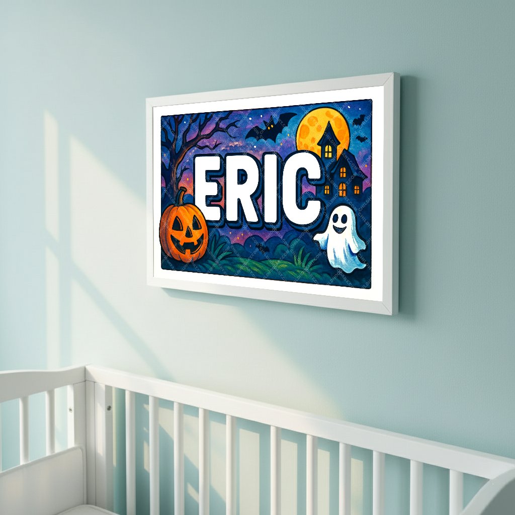 Personalized name art for Eric
