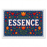 Essence Name Art - Floral Farmhouse personalized wall print for kids