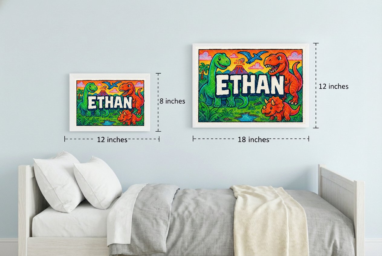 Personalized name art for Ethan