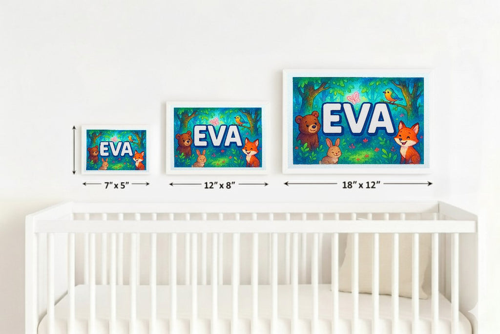 Personalized name art for Eva