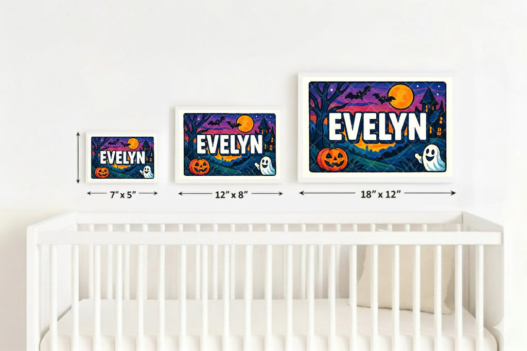 Personalized name art for Evelyn