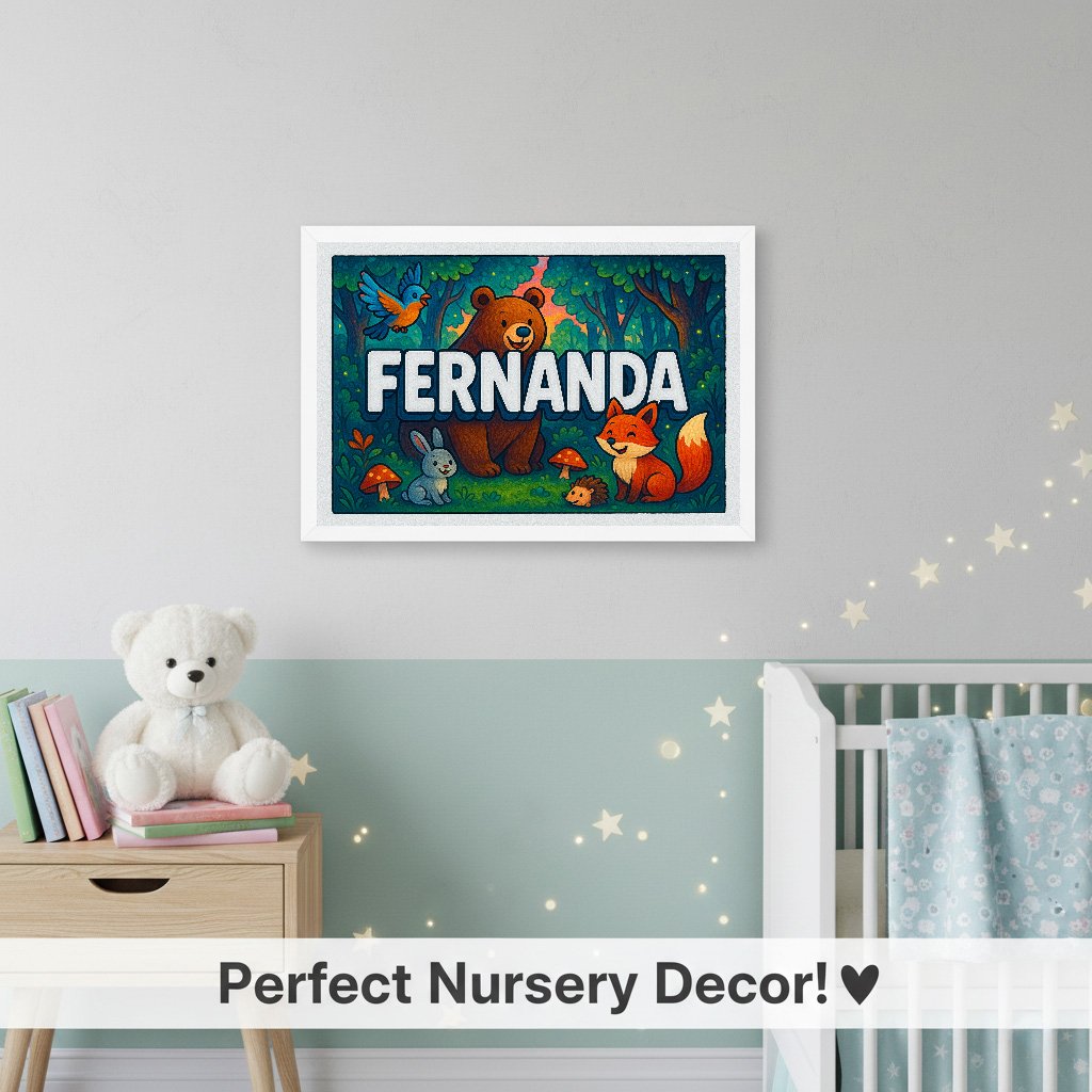 Personalized name art for Fernanda