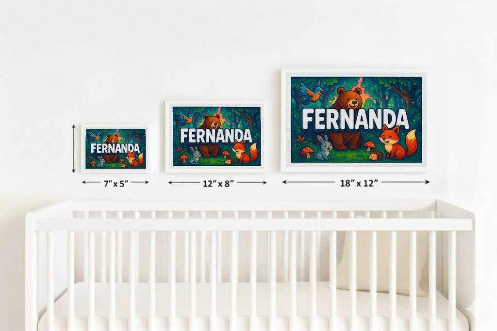 Personalized name art for Fernanda