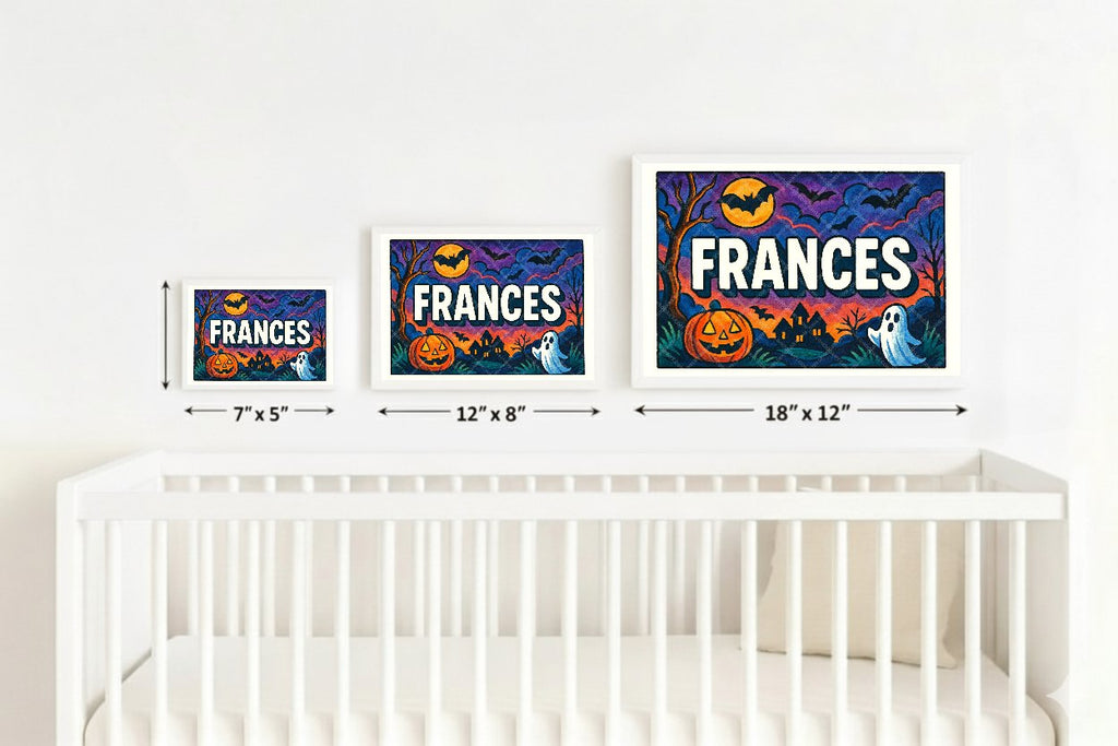 Personalized name art for Frances