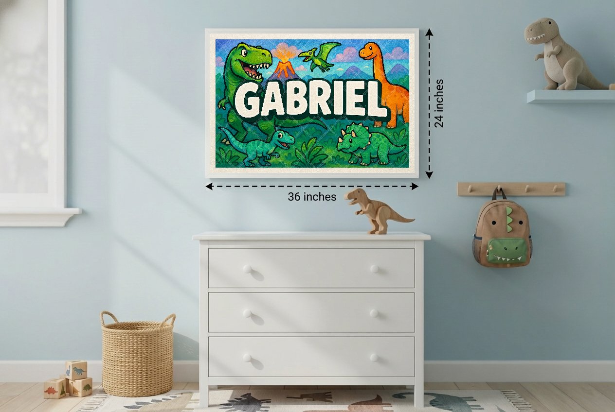 Personalized name art for Gabriel