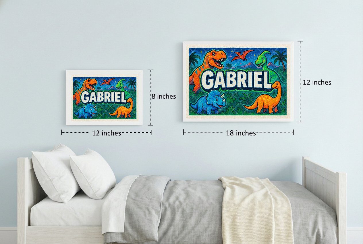 Personalized name art for Gabriel
