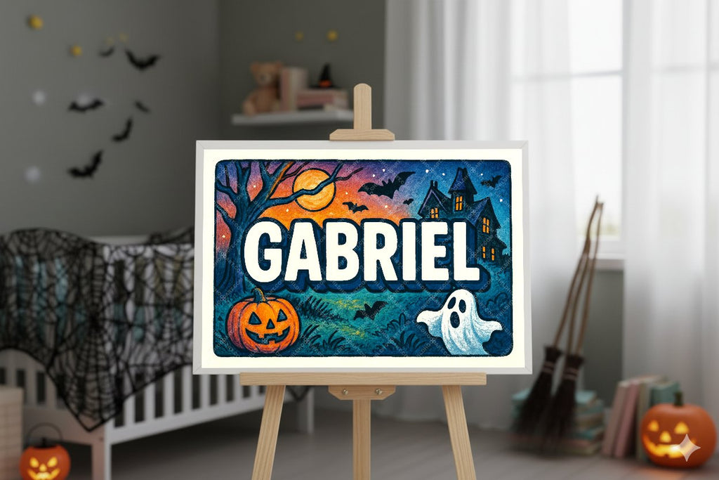 Personalized name art for Gabriel