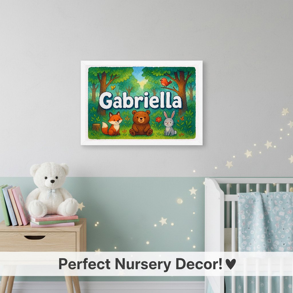 Personalized name art for Gabriella