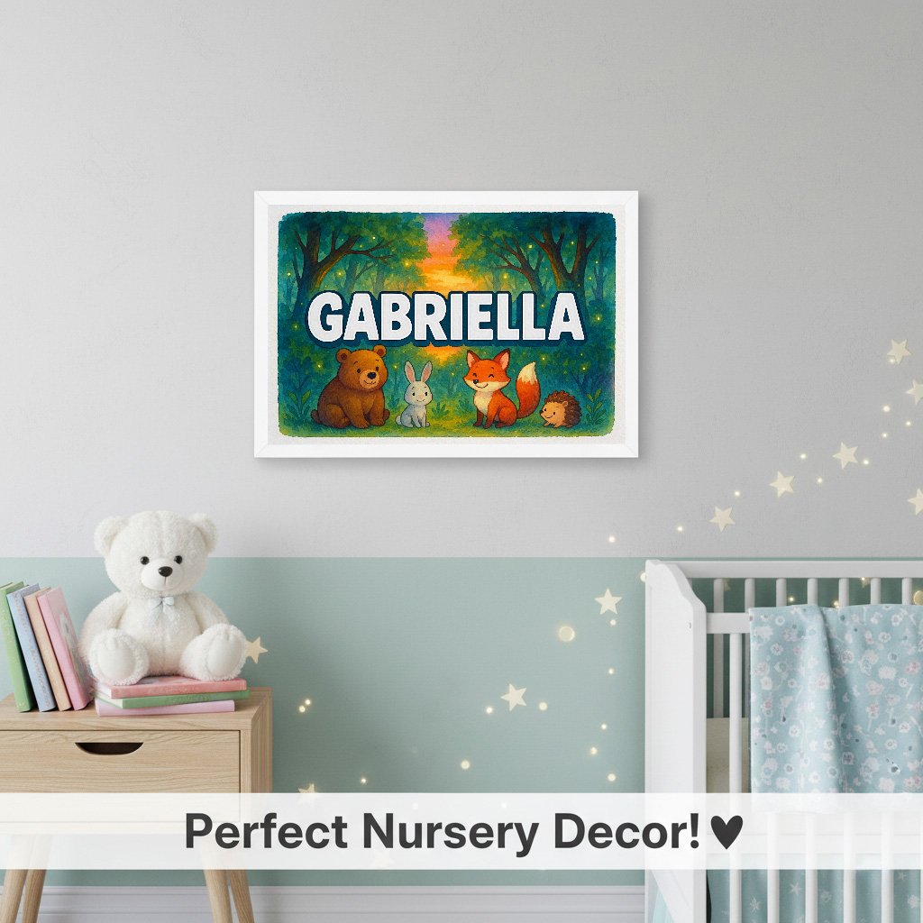 Personalized name art for Gabriella