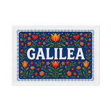 Galilea Name Art - Floral Farmhouse personalized wall print for kids