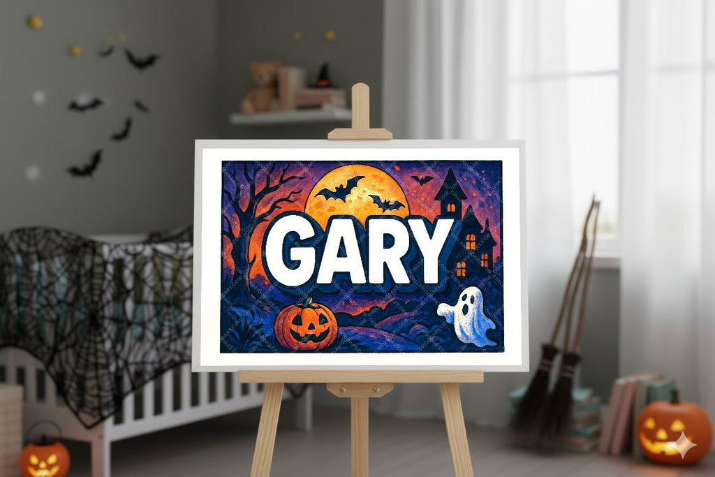 Personalized name art for Gary