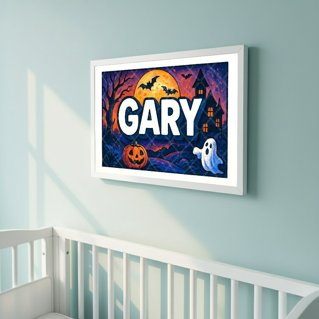 Personalized name art for Gary