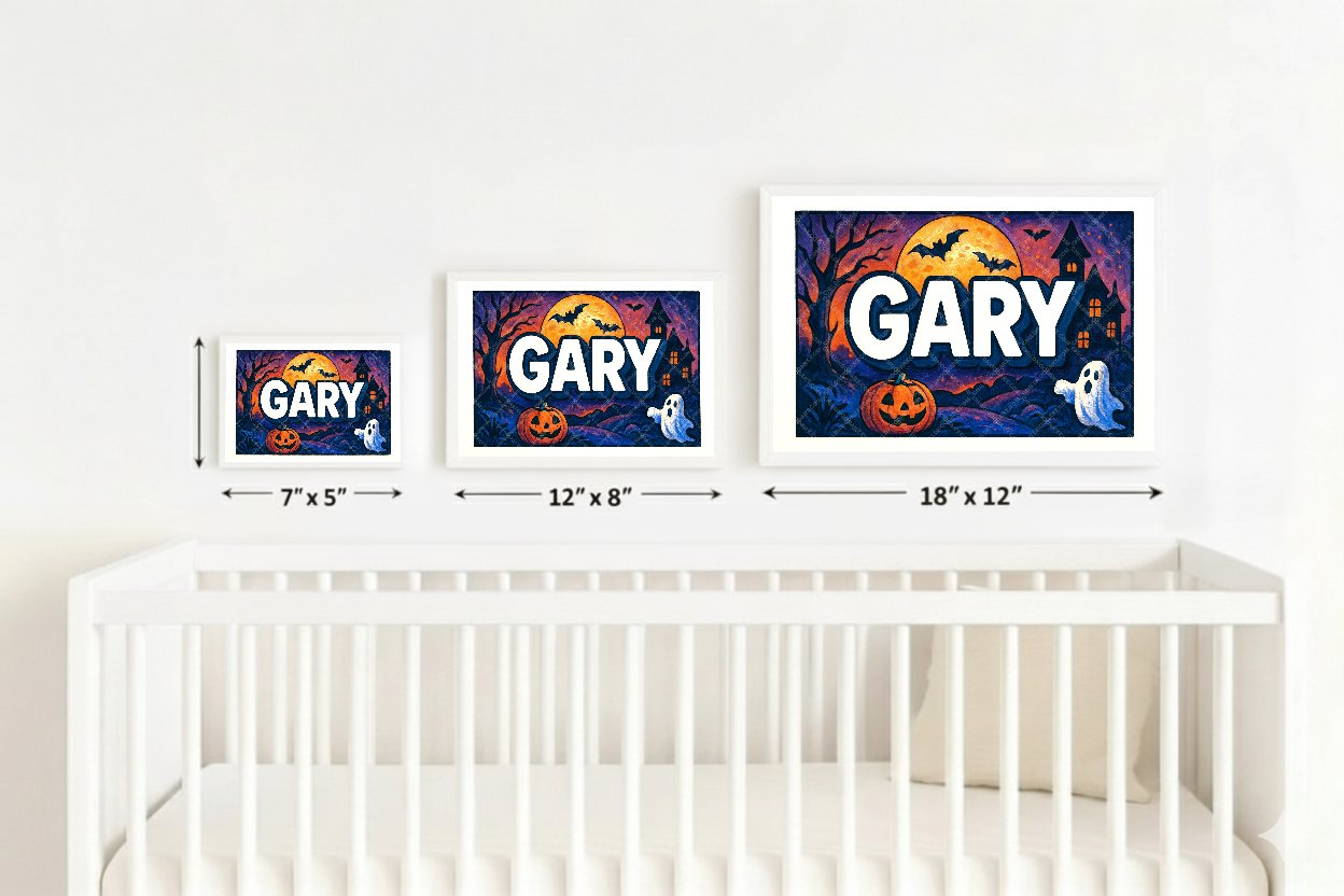 Personalized name art for Gary
