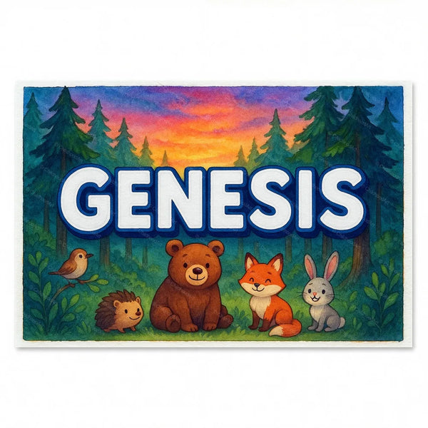 Genesis Personalized Forest Friends Art