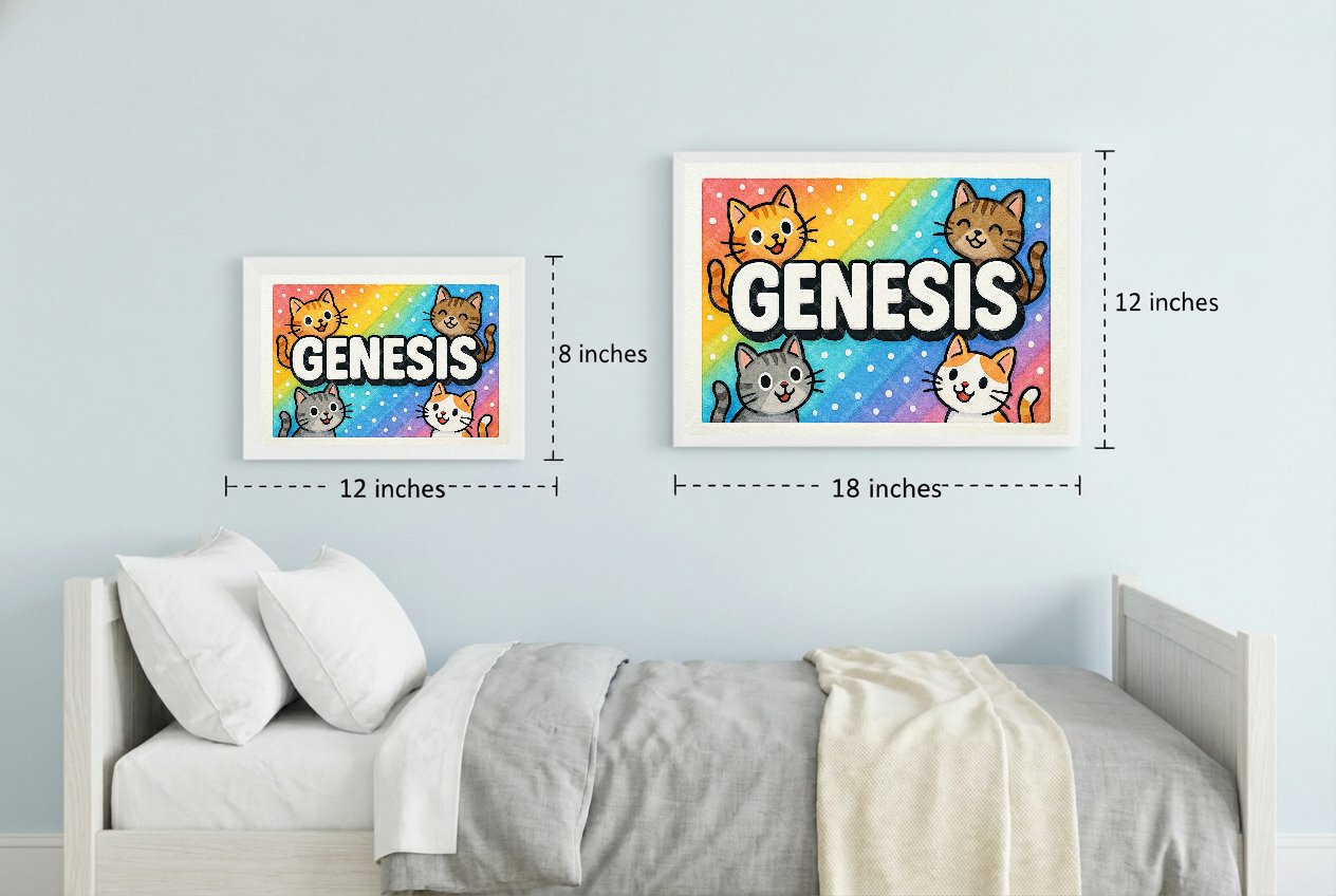 Personalized name art for Genesis