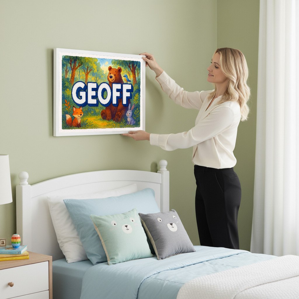Personalized name art for Geoff