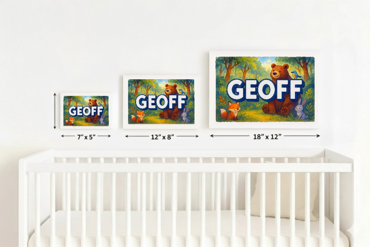 Personalized name art for Geoff