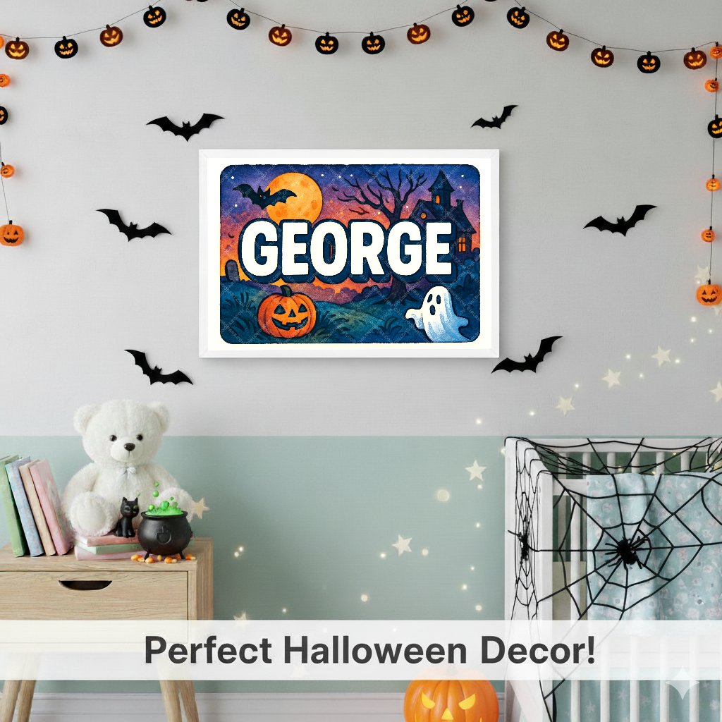 Personalized name art for George