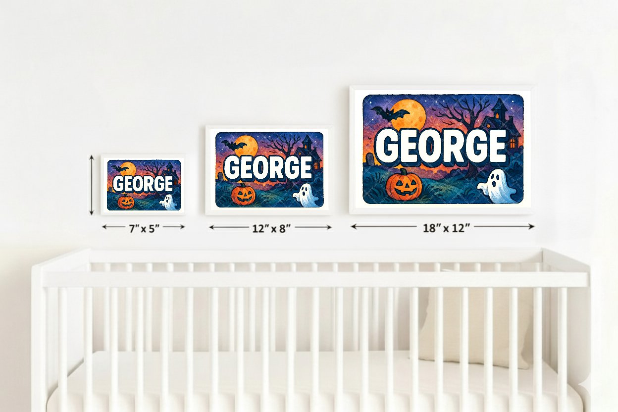 Personalized name art for George