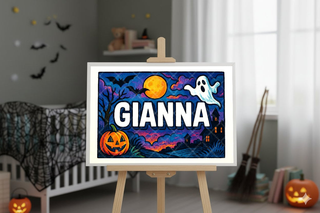 Personalized name art for Gianna