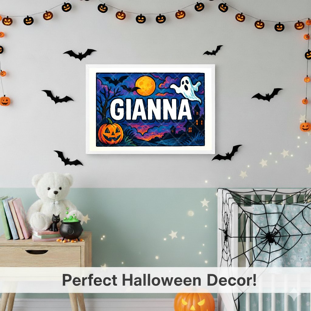 Personalized name art for Gianna