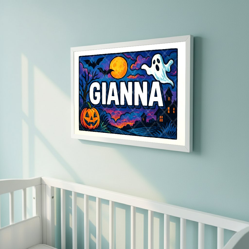 Personalized name art for Gianna