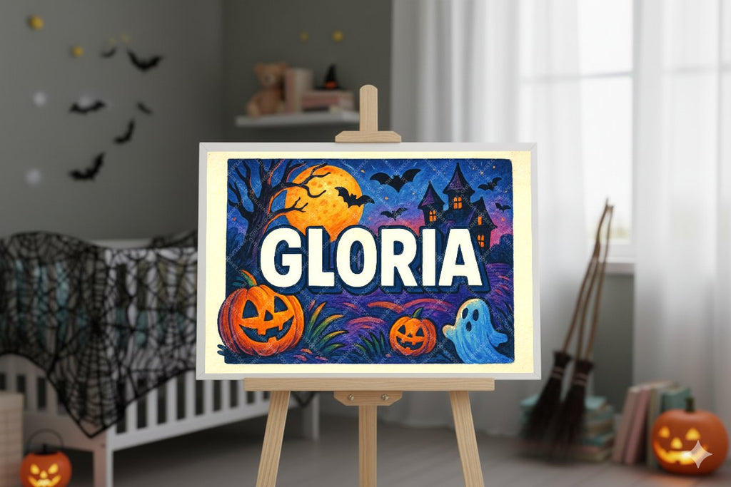 Personalized name art for Gloria