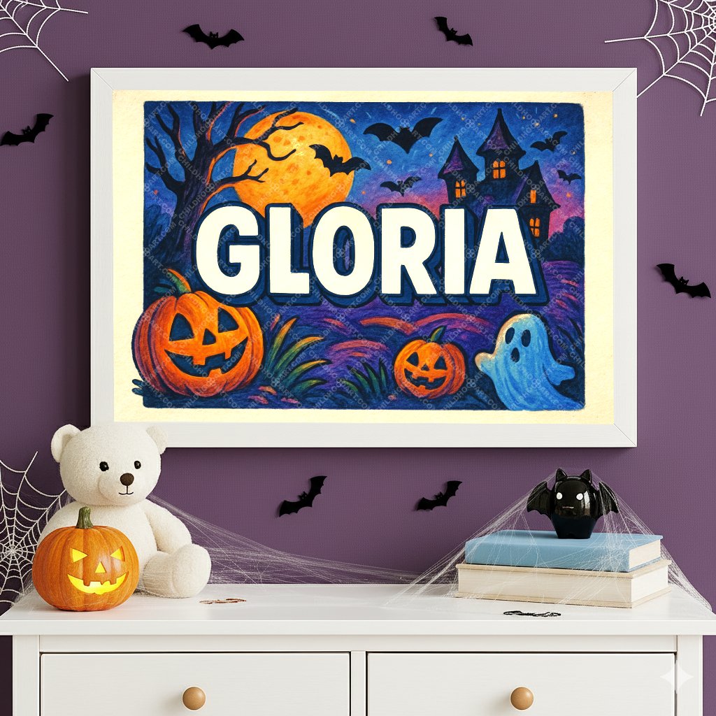 Personalized name art for Gloria