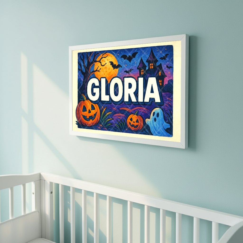 Personalized name art for Gloria