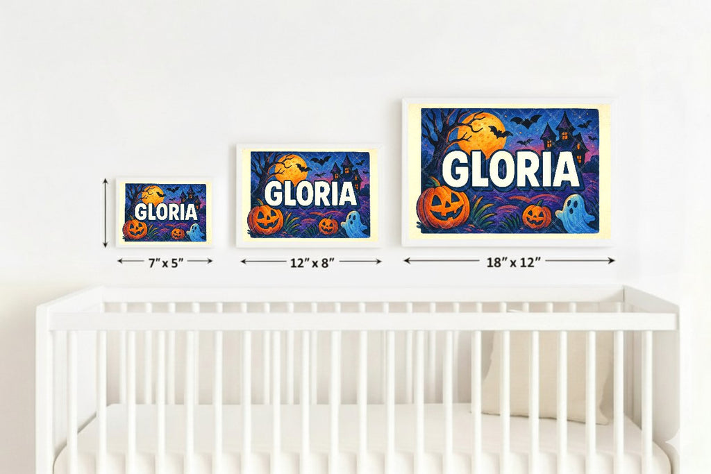 Personalized name art for Gloria