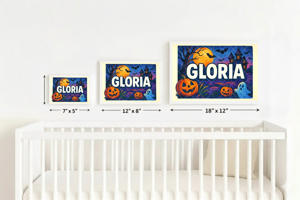 Personalized name art for Gloria