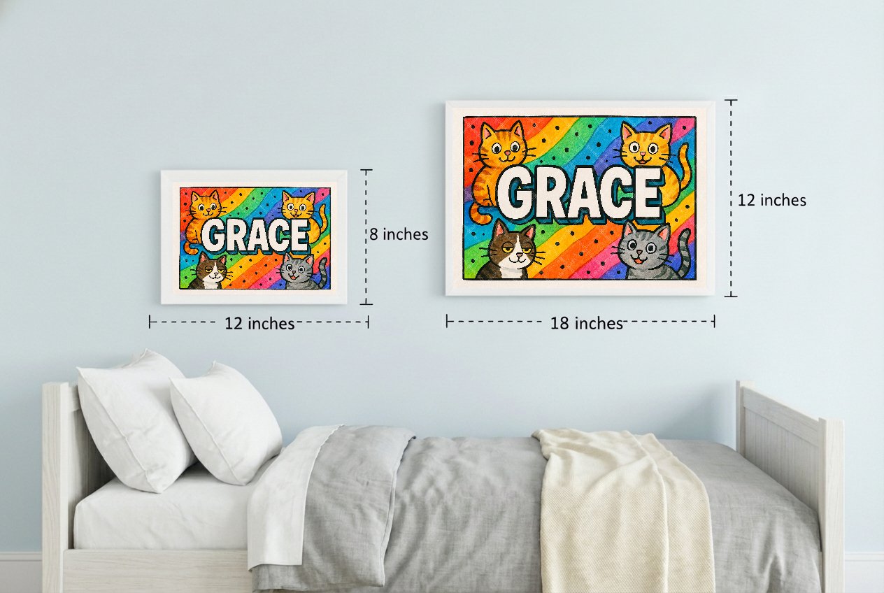 Personalized name art for Grace