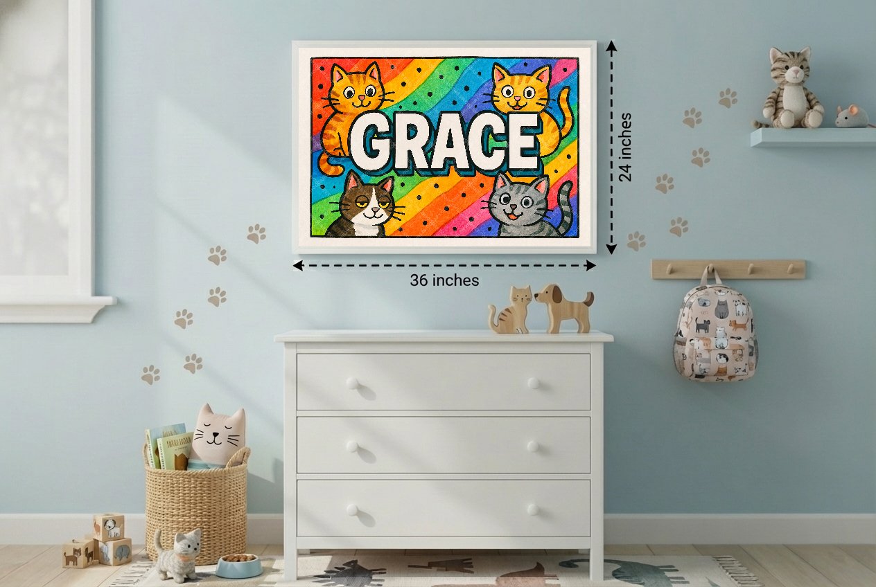 Personalized name art for Grace