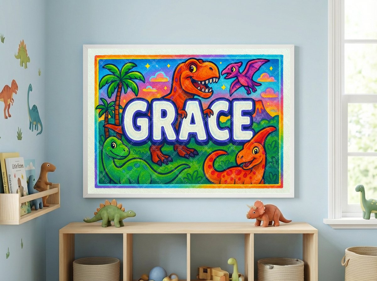 Personalized name art for Grace