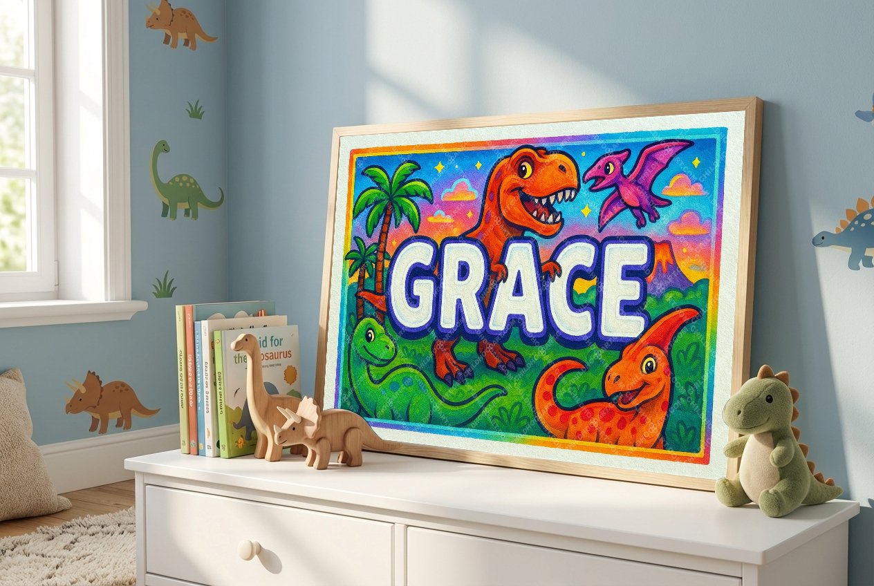 Personalized name art for Grace