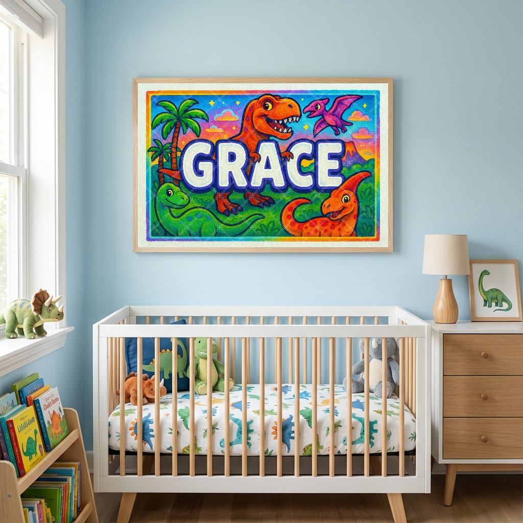 Personalized name art for Grace