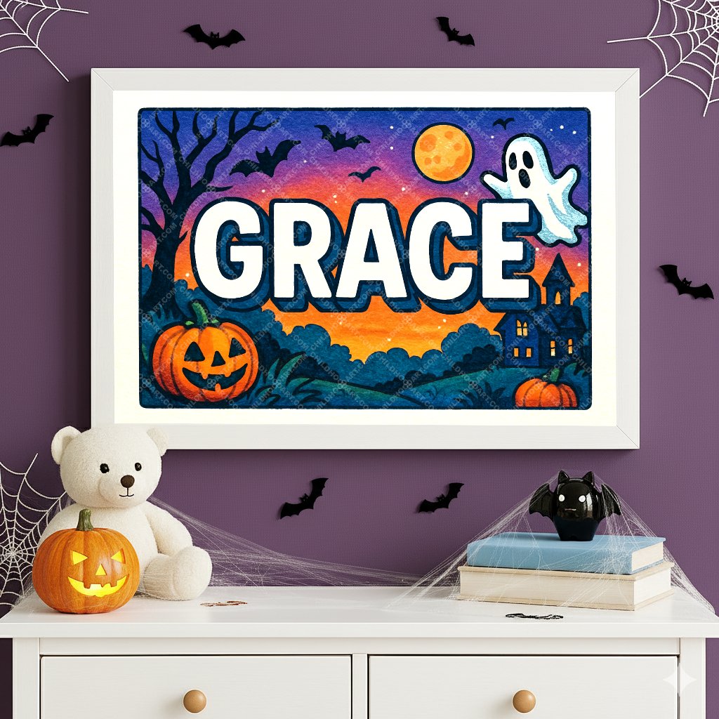 Personalized name art for Grace