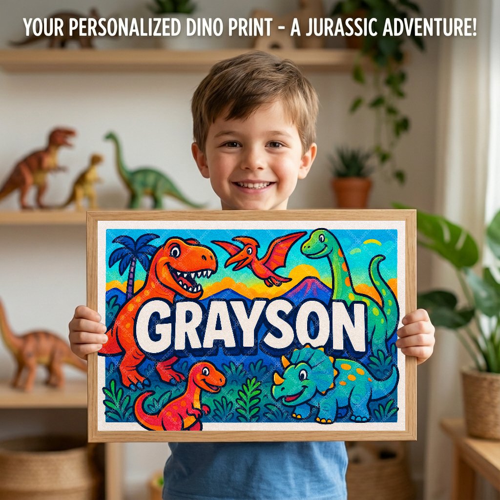 Personalized name art for Grayson