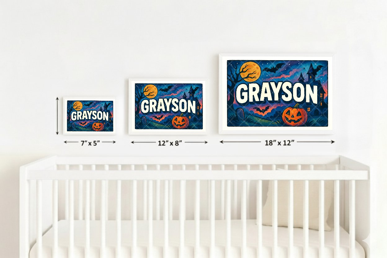 Personalized name art for Grayson
