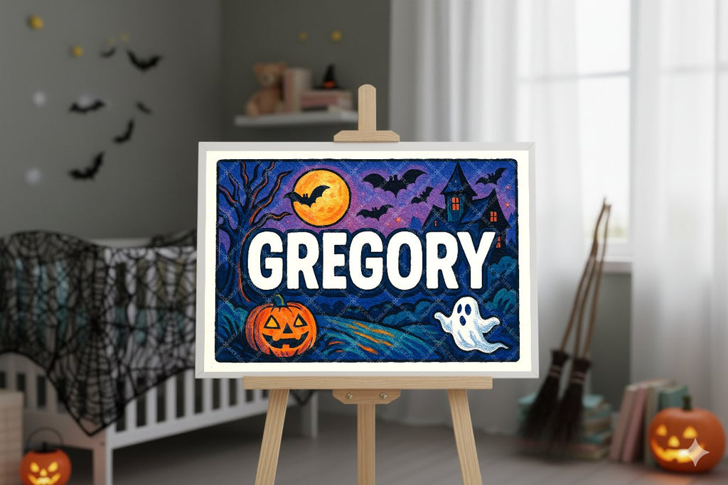 Personalized name art for Gregory