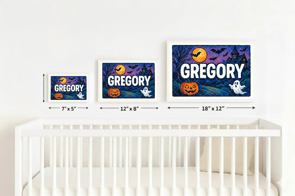 Personalized name art for Gregory