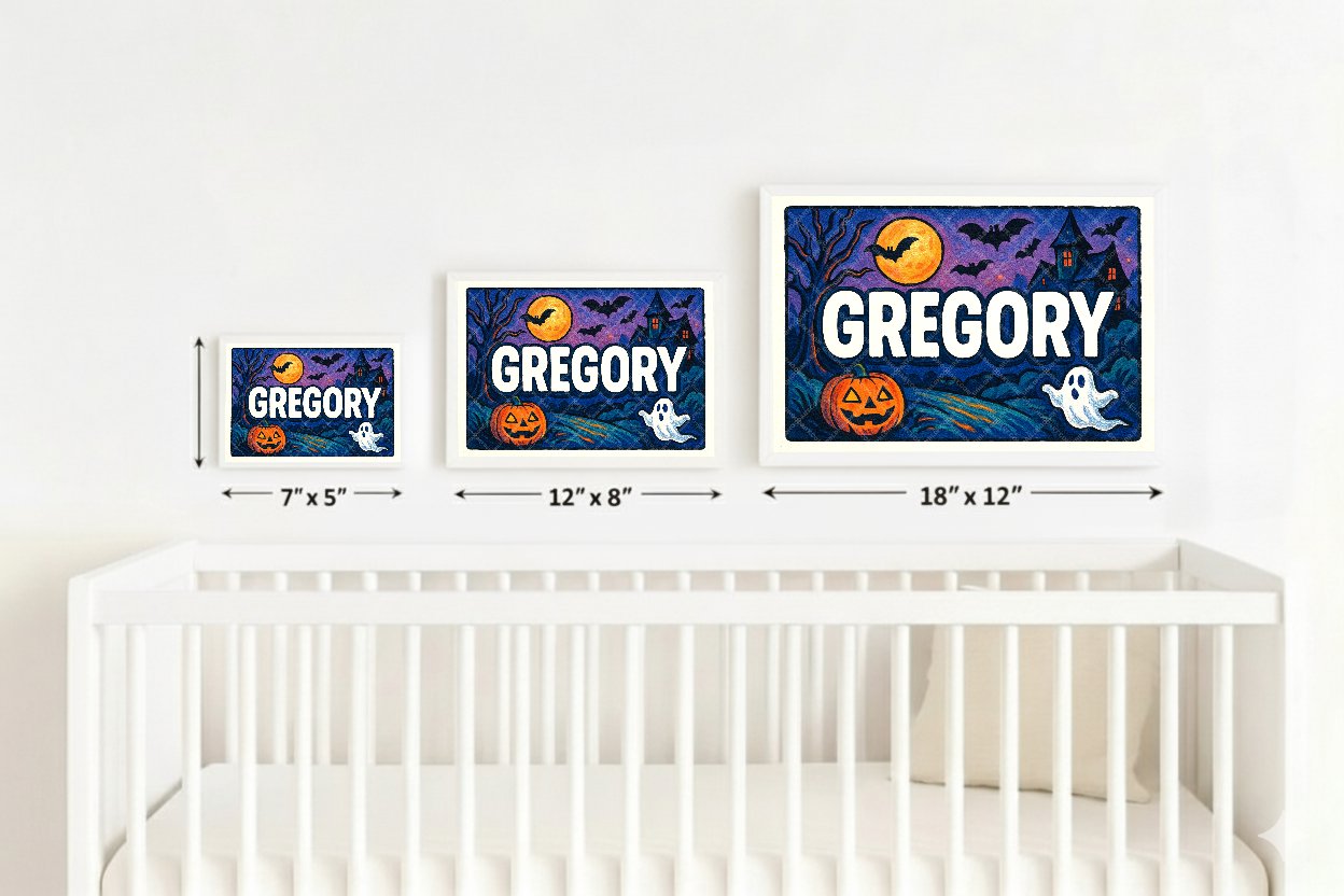 Personalized name art for Gregory