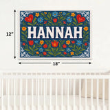 Calm personalized name art for Hannah